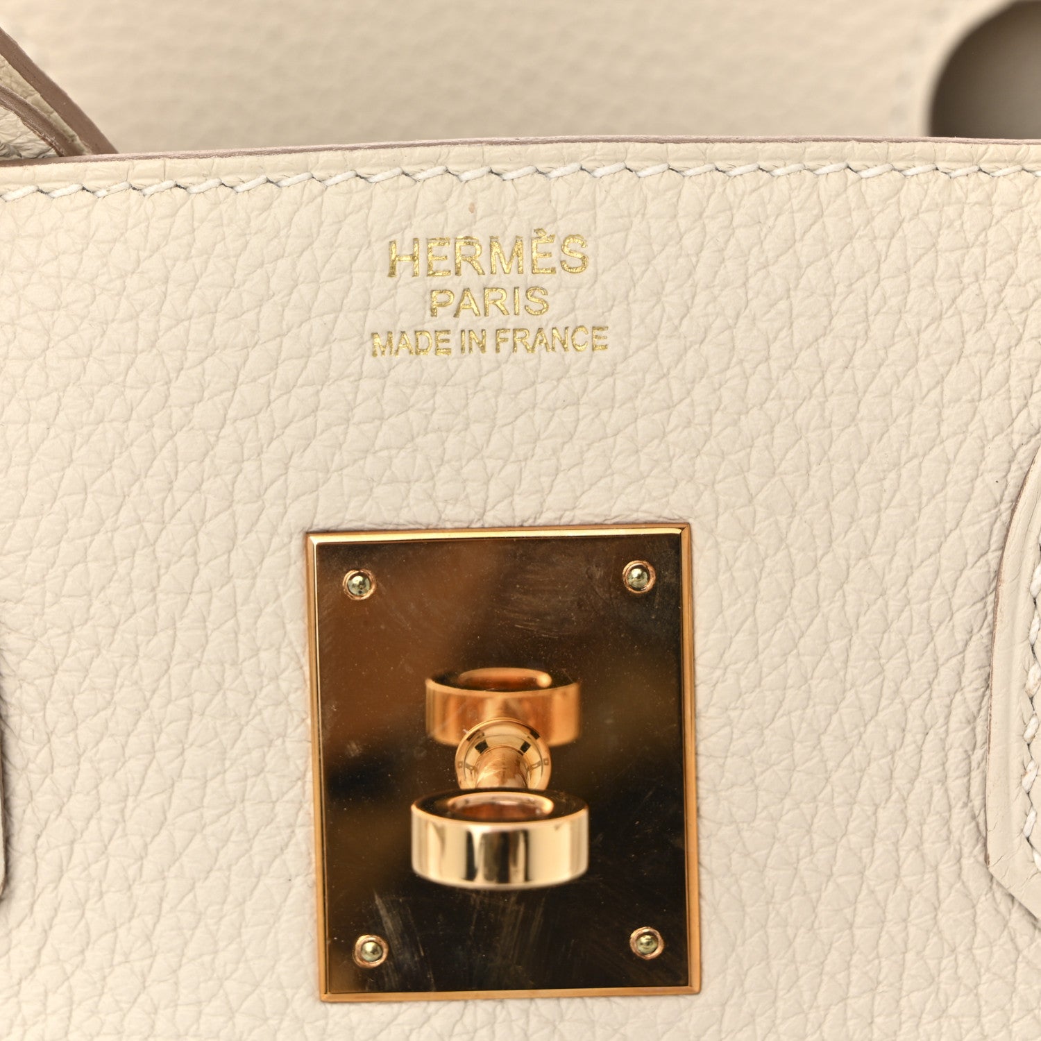 Hermes Togo Birkin 30 Craie 6 of 12