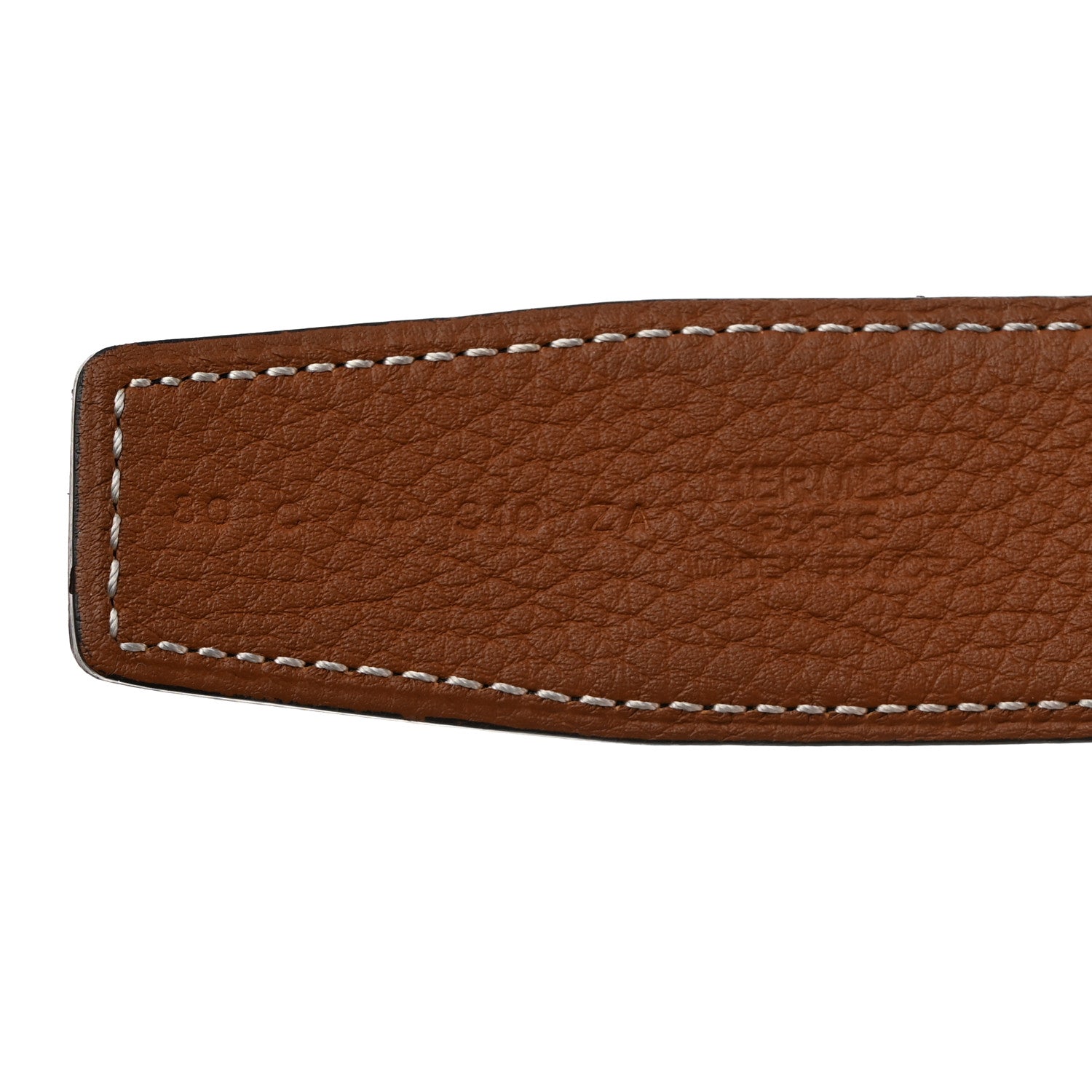 Hermes Box Togo 32mm H Belt 80 Black Gold 5 of 7