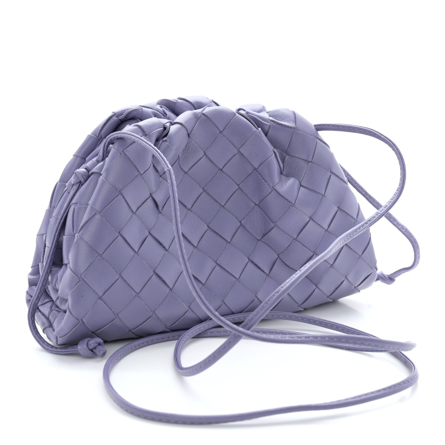 Bottega Veneta Nappa Intrecciato The Mini Pouch Lavender 1531069