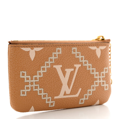 Louis Vuitton Empreinte Monogram Giant Broderies Key Pouch Arizona 3 of 6
