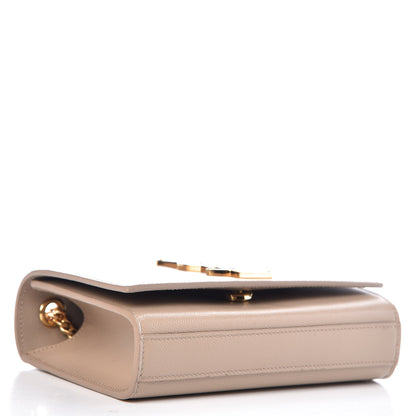 Saint Laurent Grain De Poudre Small Monogram Kate Satchel Nude Powder 4 of 9