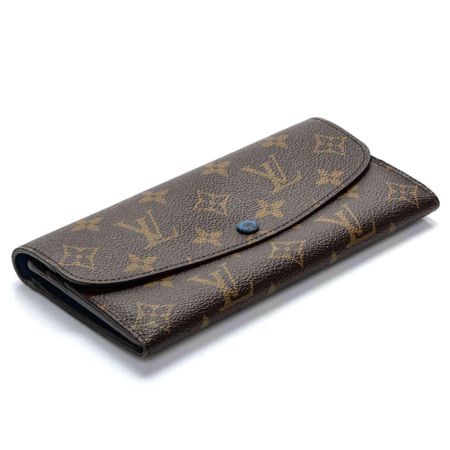 Monogram Emilie Wallet Blue