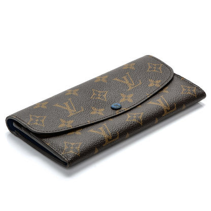 Louis Vuitton Monogram Emilie Wallet Blue 4 of 8