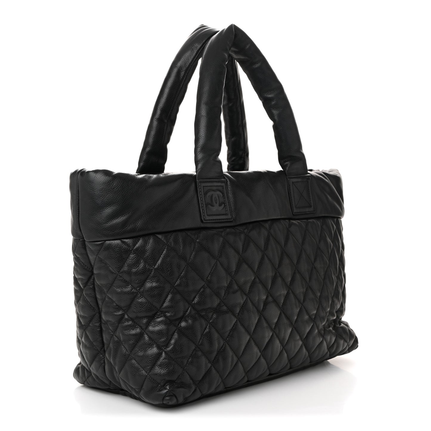 Caviar Quilted Large Coco Cocoon Black