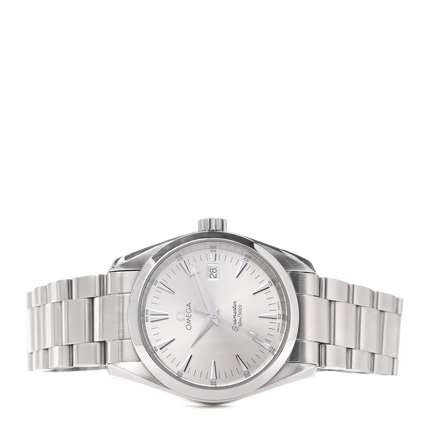 Stainless Steel 36mm Seamaster Aqua Terra Quartz Watch 2518.30.00
