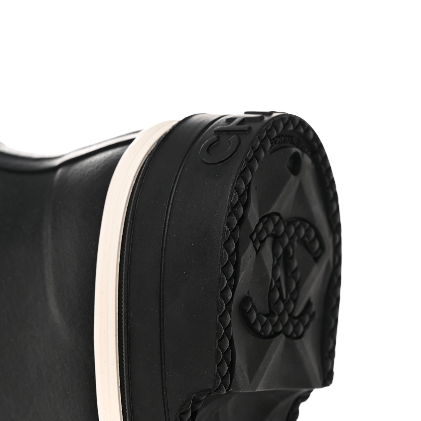Rubber CC Short Rain Boots 39 Black
