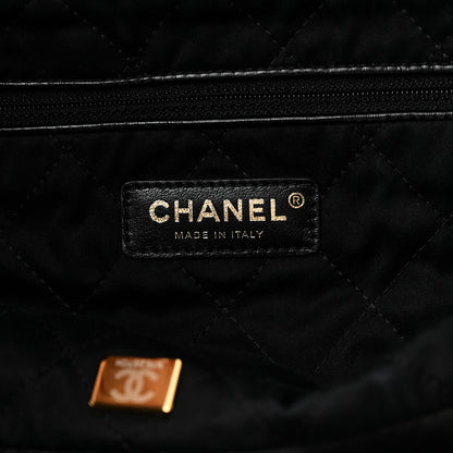 Chanel Shiny Calfskin Quilted Chanel 22 Black 7 of 11