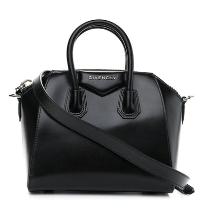 Givenchy Shiny Lord Calfskin Mini Antigona Black 1 of 12