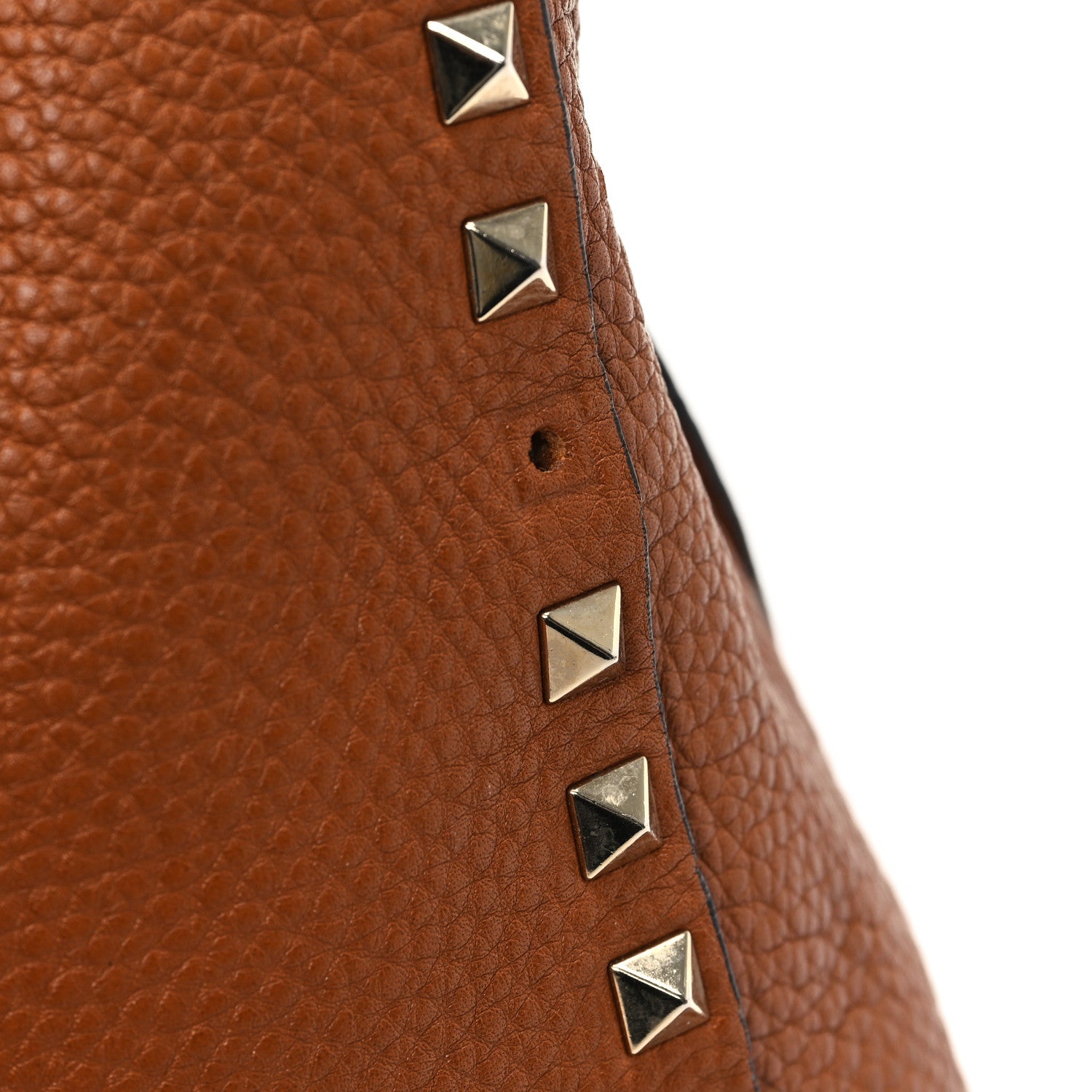 Valentino Garavani Pebbled Calfskin Large Rockstud Flip-Lock Messenger Bag Light Cuir 12 of 12