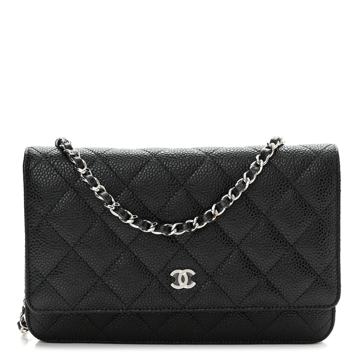 Chanel Caviar Quilted Wallet On Chain WOC Black 1 of 11