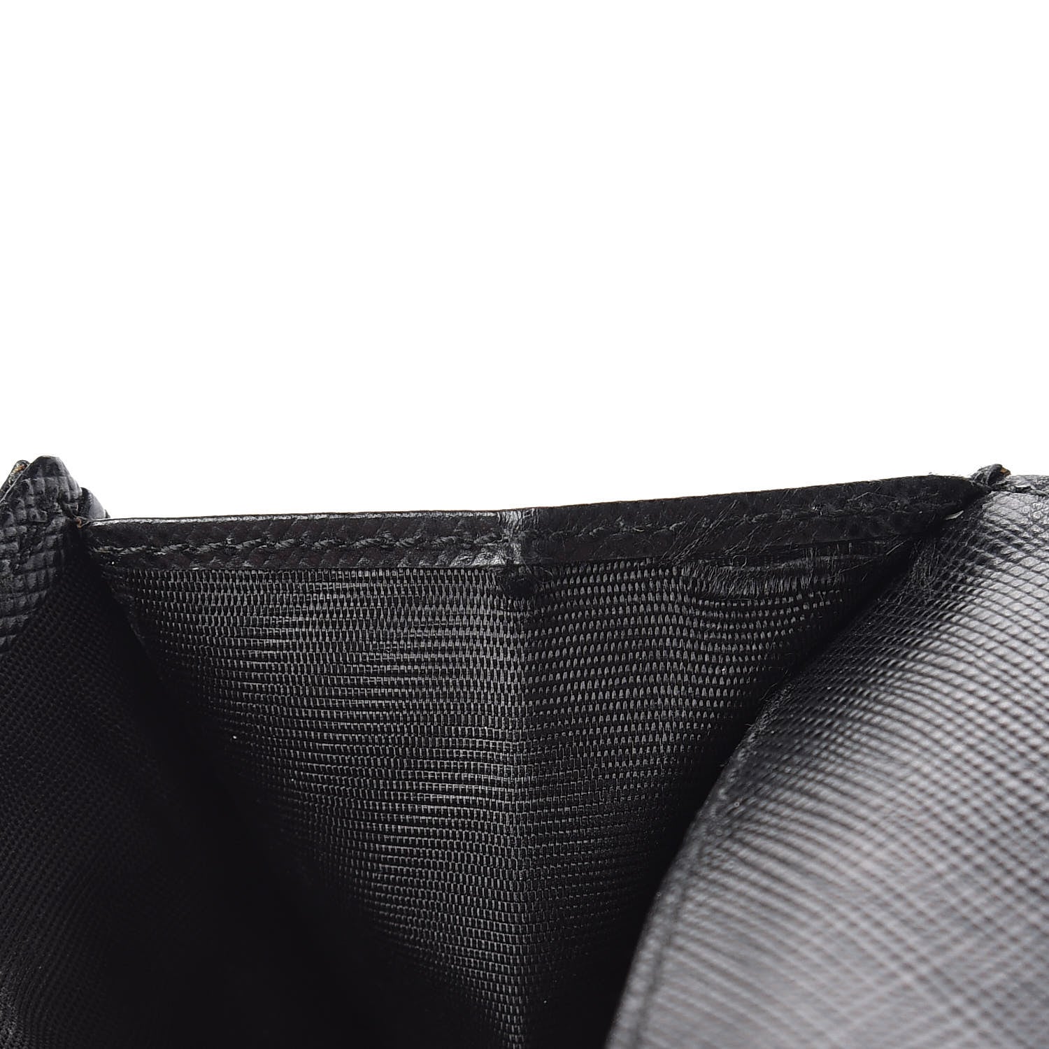 Prada Tessuto Nylon Card Holder Black 8 of 8