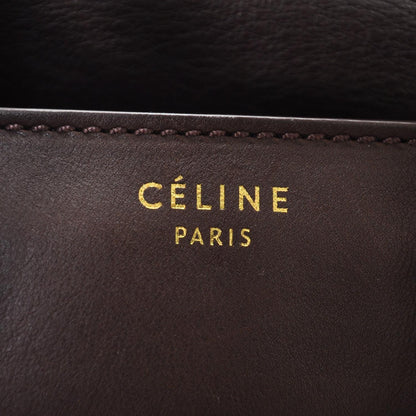 Celine Smooth Calfskin Mini Luggage Wine 8 of 9