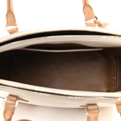 Prada Saffiano Lux Small Bi-Color Galleria Double Zip Tote Talco Natural 5 of 13