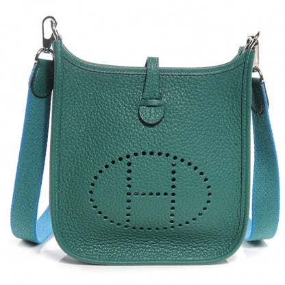 Hermes Taurillon Clemence Evelyne III TPM Malachite 1 of 9