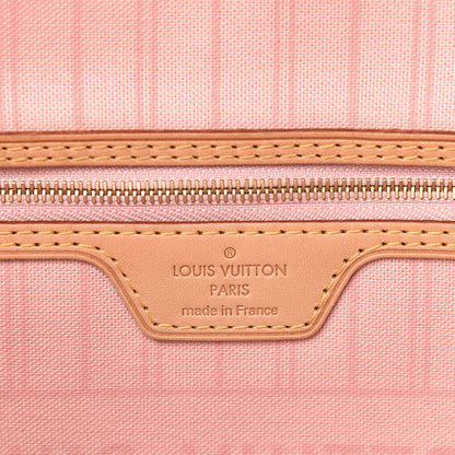 Louis Vuitton Damier Azur Neo Neverfull MM Rose Ballerine 9 of 13