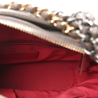 Chanel Aged Calfskin Quilted Small Gabrielle Hobo Grey 4 of 9