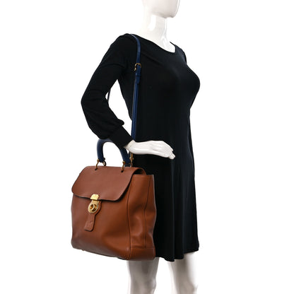 Burberry Trench Calfskin DK88 Top Handle Bag Bright Toffee 2 of 11