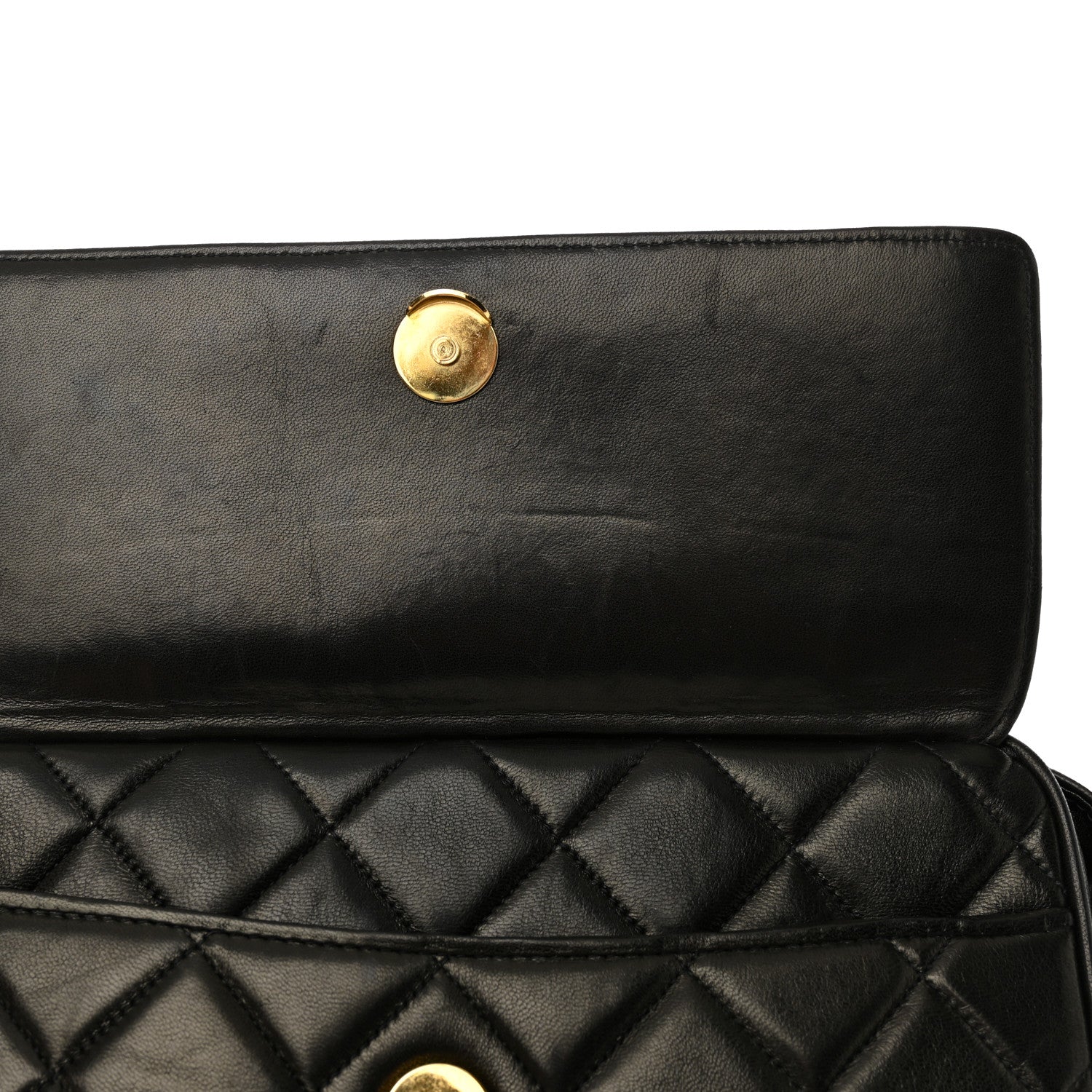 Chanel Lambskin Quilted Tassel Flap Camera Case Black 12 of 17
