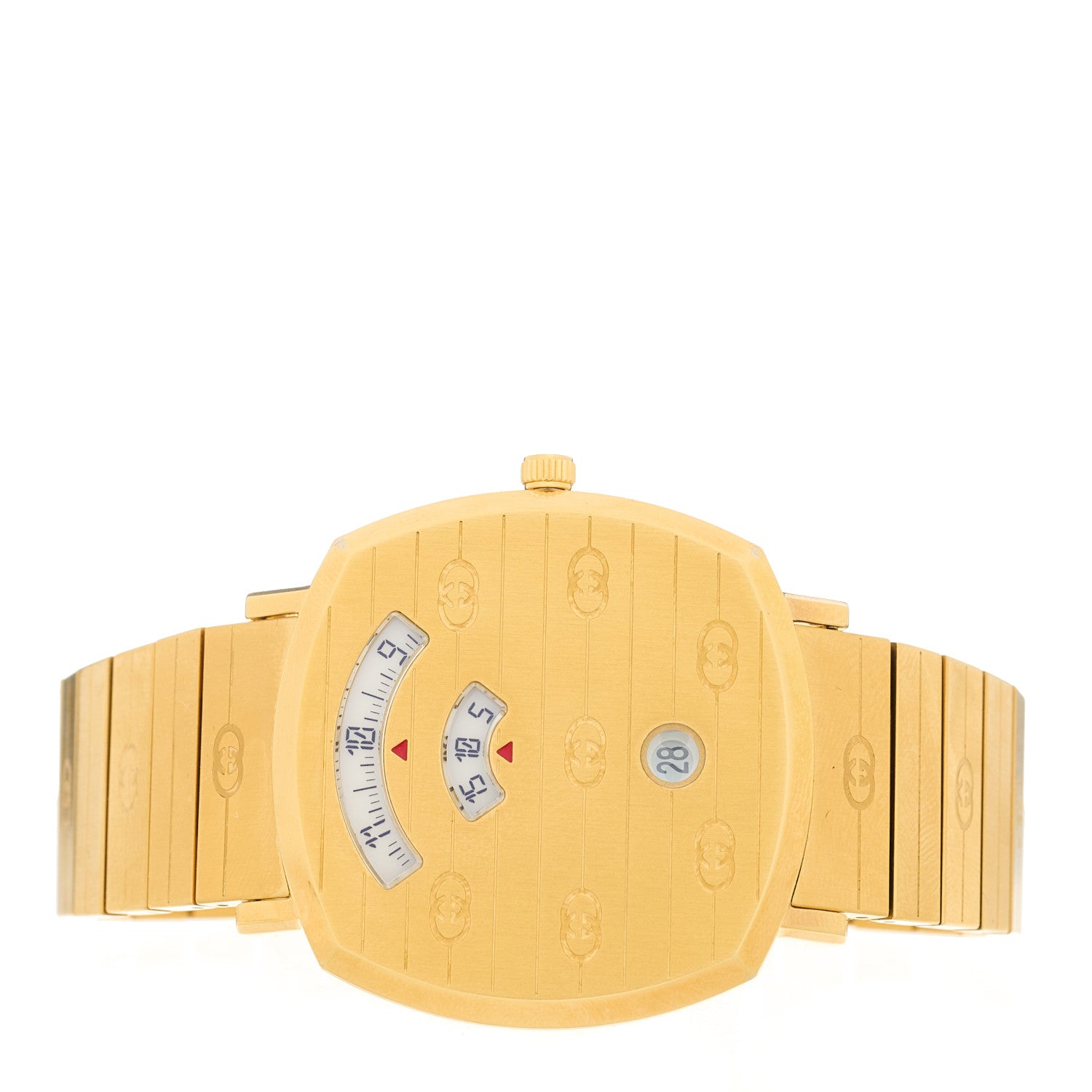 Gucci Stainless Steel 38mm Grip Quartz Watch Gold 2 of 4