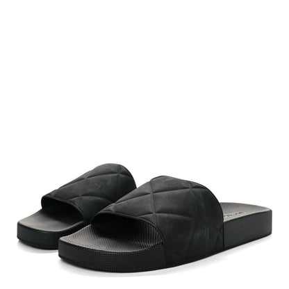 Bottega Veneta Rubber The Slider Sandals 40 Black 3 of 7