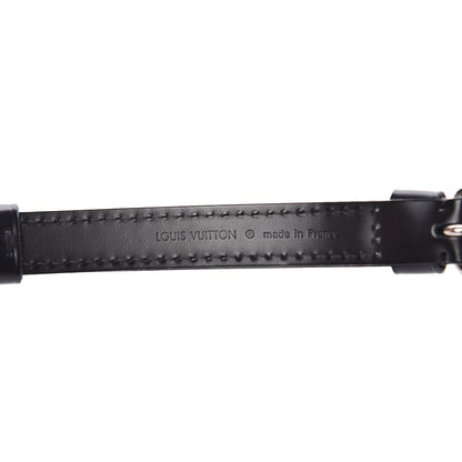 Louis Vuitton Calfskin Adjustable Shoulder Strap 16MM Black 3 of 4