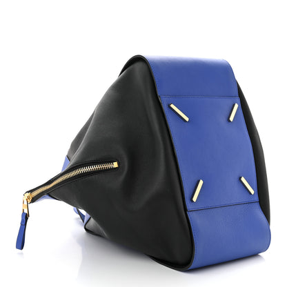 Loewe Calfskin Medium Hammock Shoulder Bag Electric Blue Black 4 of 13