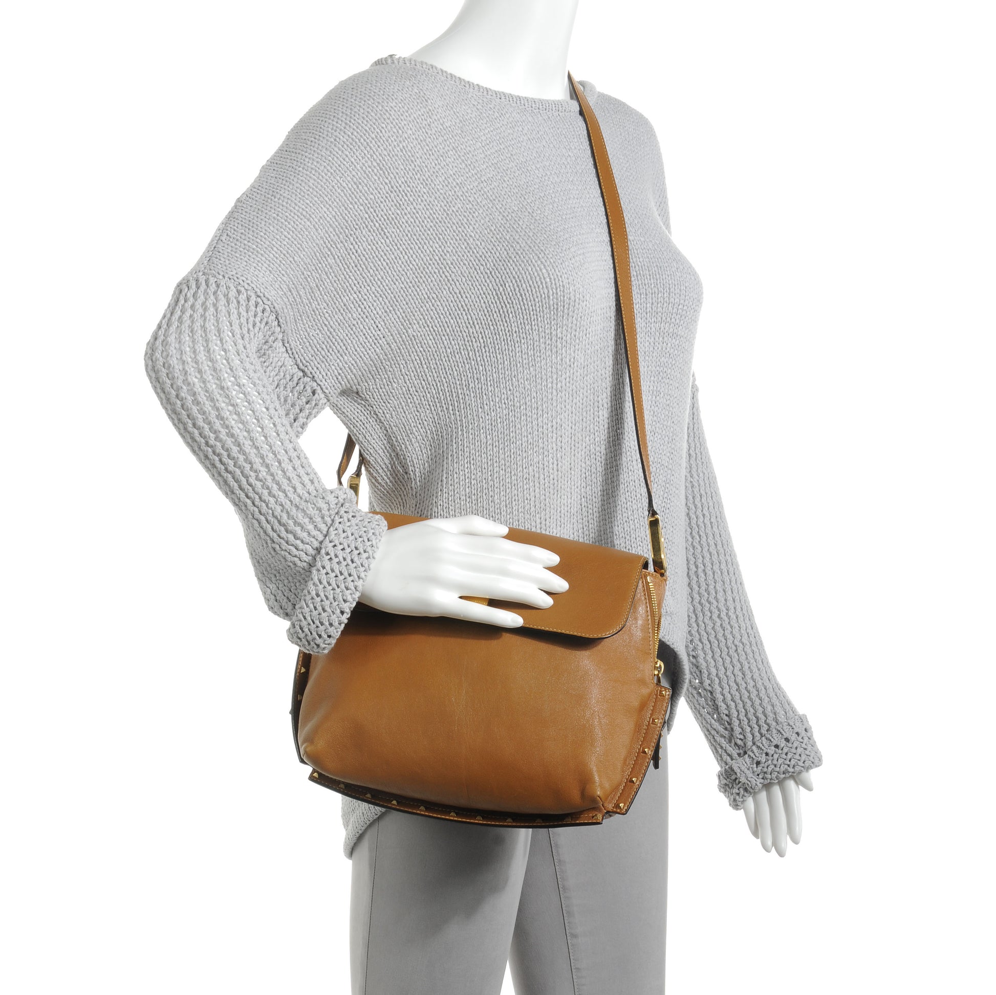 Marc Jacobs Lambskin Paradise Baxter Messenger Light Brown 2 of 10
