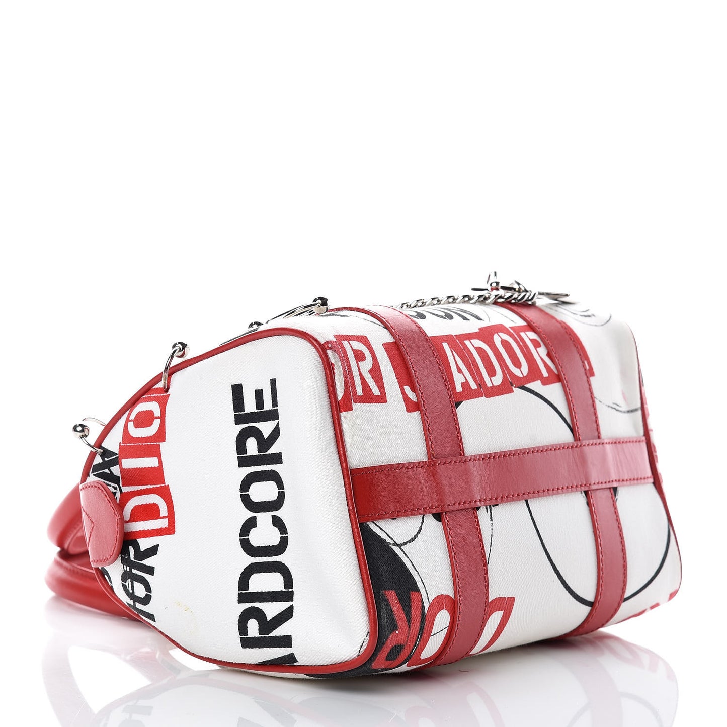 Canvas Hardcore Pierced Boston Black Red White