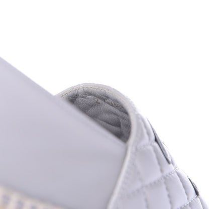 Chanel Lambskin Quilted CC Espadrilles 38 Grey 11 of 11