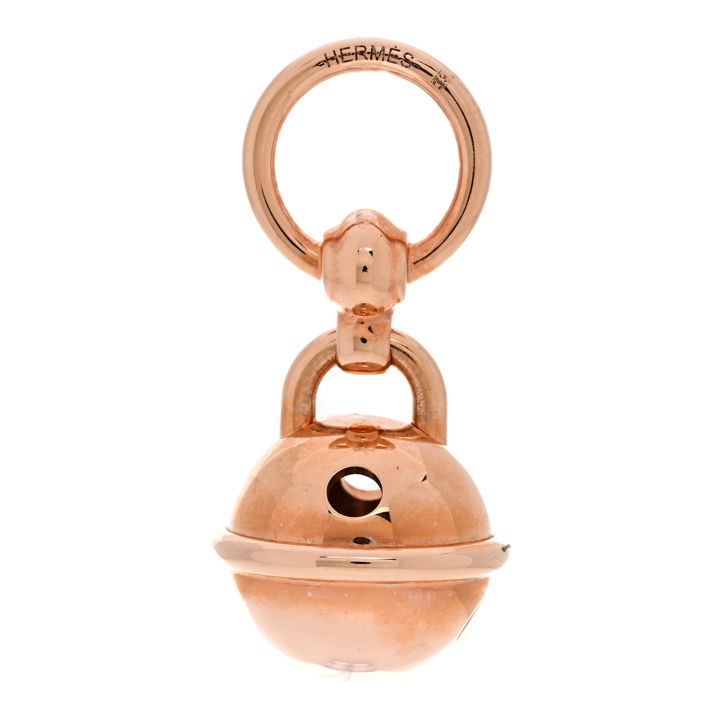 Rose Gold Plated Charms Grelot Twilly Ring