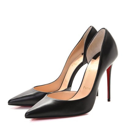 Christian Louboutin Shiny Nappa Iriza 100 Pumps 39 Black 3 of 24