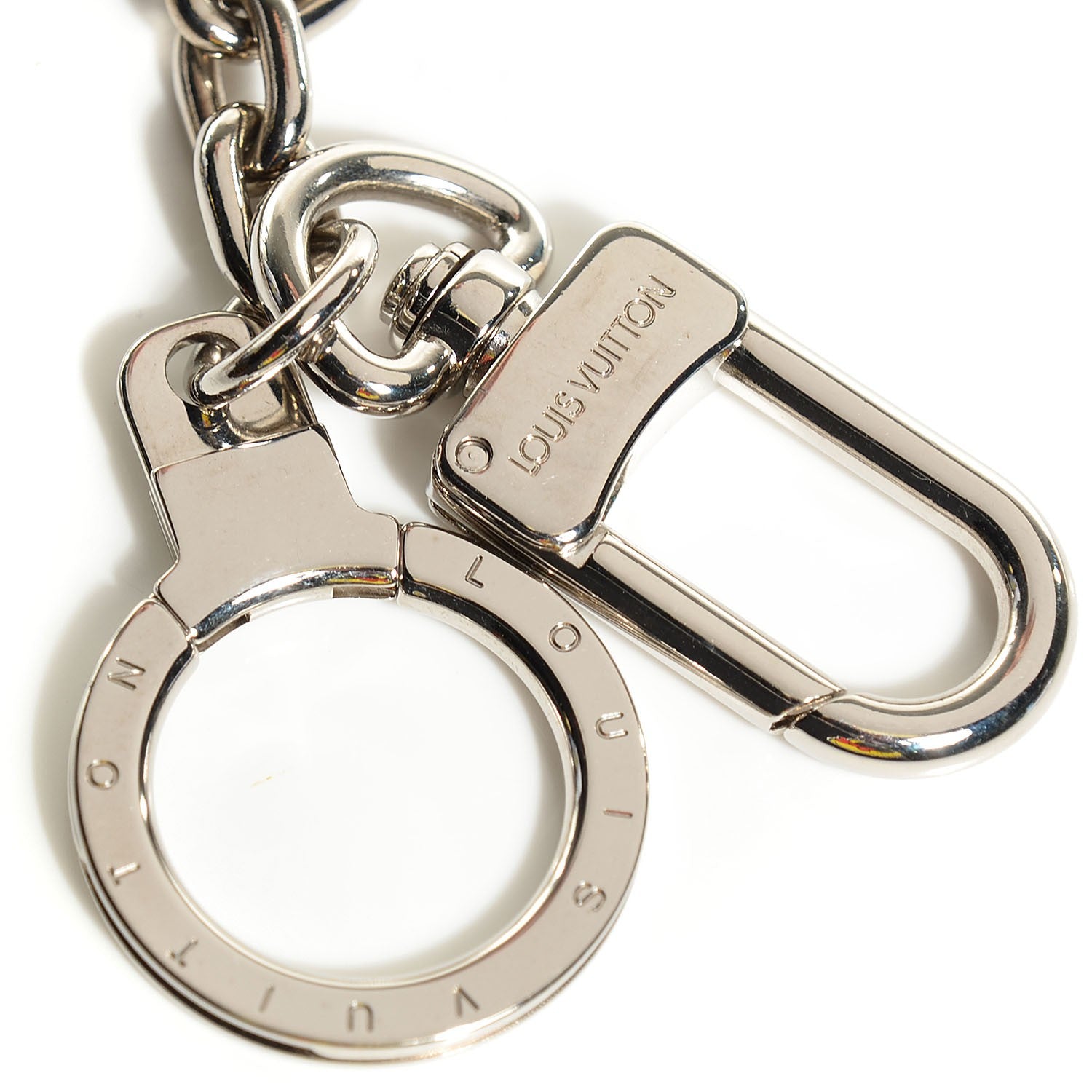 Louis Vuitton LV Initials Key Holder Silver 3 of 5