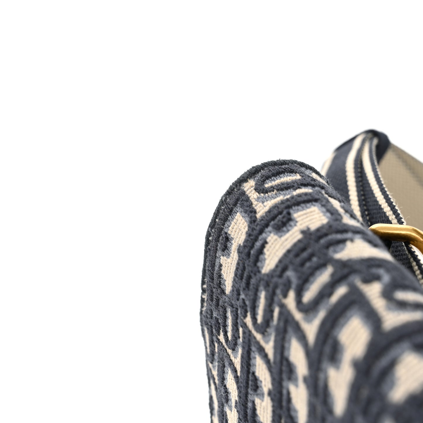 Oblique Slim Saddle Pouch Blue