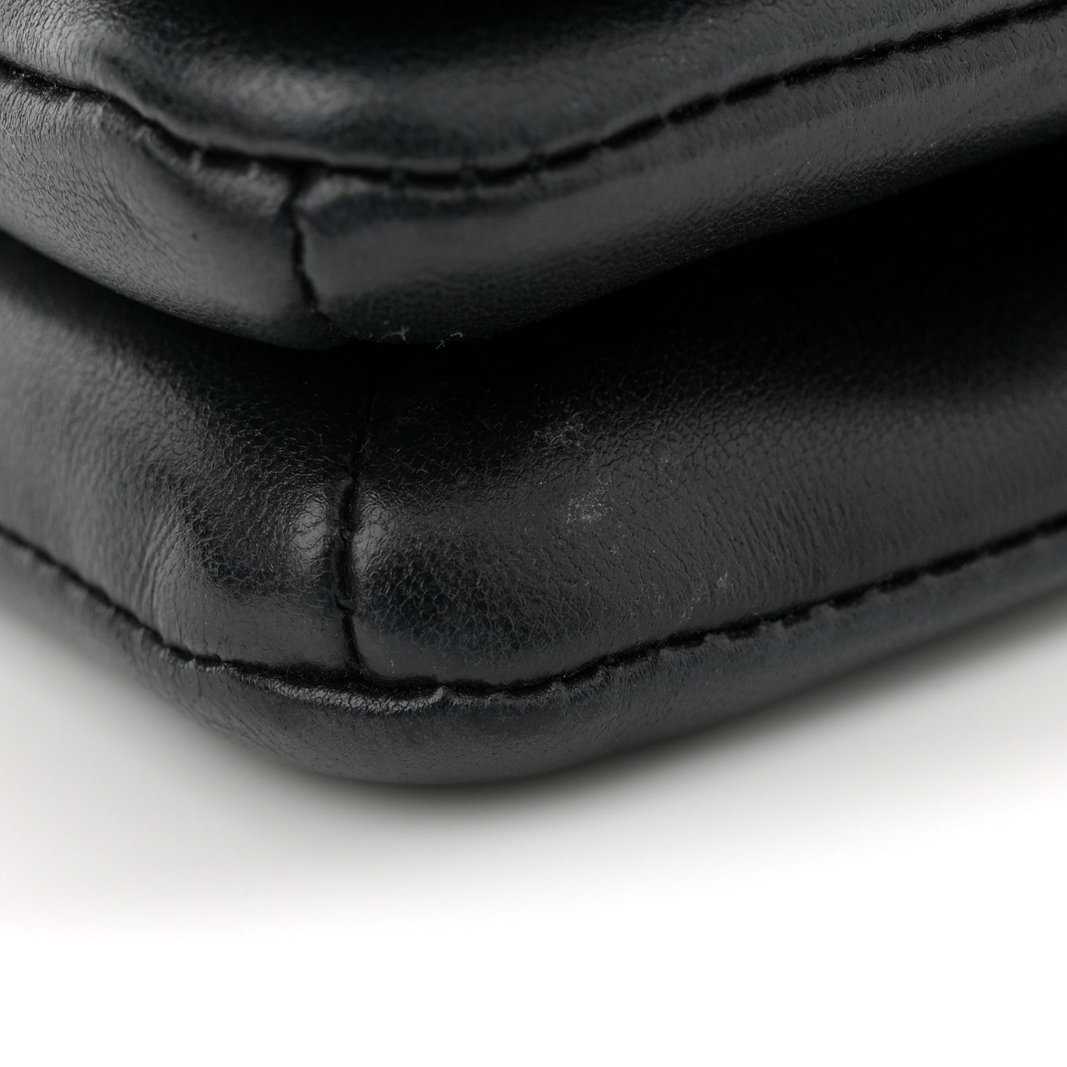 Louis Vuitton Lambskin Embossed Monogram Pochette Coussin Black 10 of 13