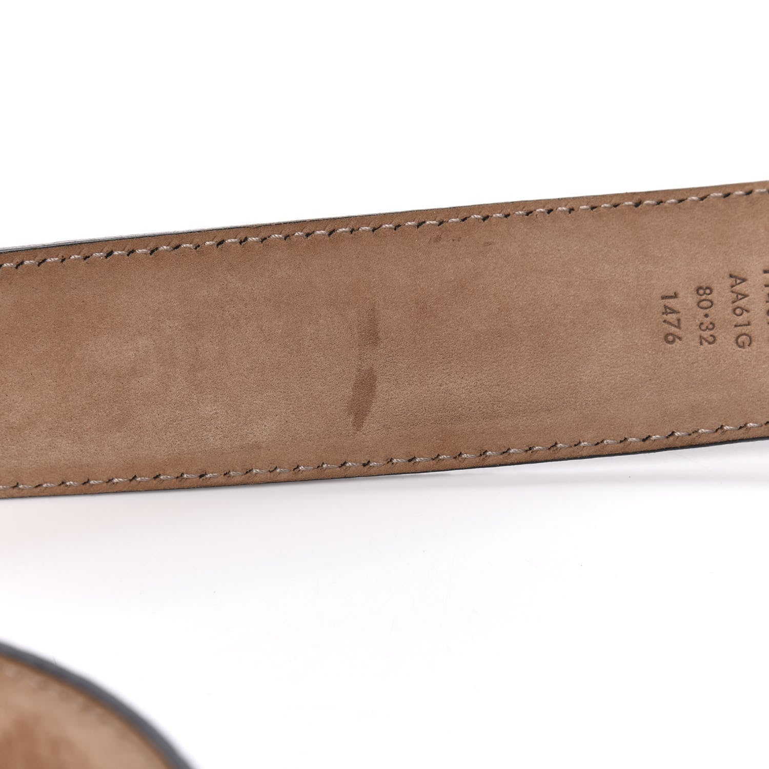 Gucci Guccissima Interlocking G 40mm Belt 80 32 Black 5 of 7
