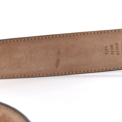 Gucci Guccissima Interlocking G 40mm Belt 80 32 Black 5 of 7