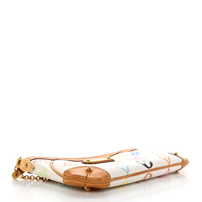 Louis Vuitton Monogram Multicolor Pochette Milla MM White 4 of 10