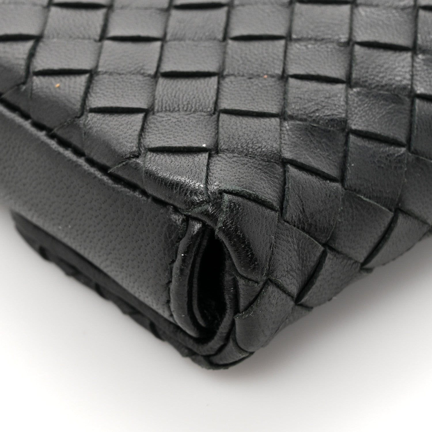 Bottega Veneta Nappa Intrecciato Turnlock Coin Pouch Black 12 of 12