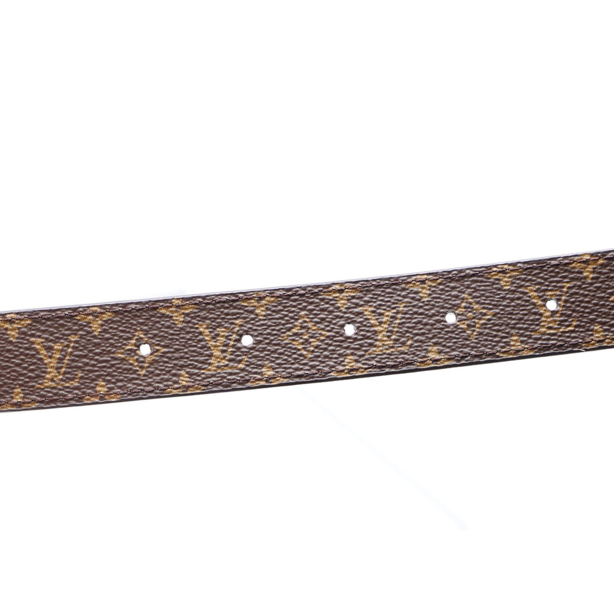 Louis Vuitton Calfskin Monogram 25mm LV Iconic Reversible Belt 95 38 Black 5 of 8