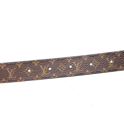 Louis Vuitton Calfskin Monogram 25mm LV Iconic Reversible Belt 95 38 Black 5 of 8