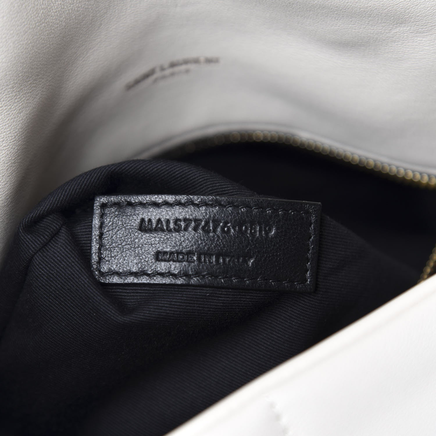 Saint Laurent Lambskin Quilted Small Loulou Puffer Monogram Chain Satchel Crema Soft 11 of 12