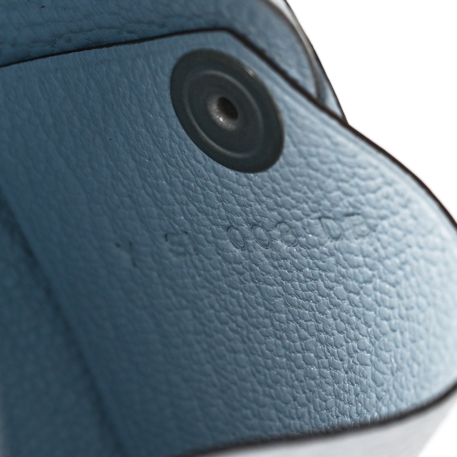Hermes Chevre Mysore Calvi Card Case Bleu Brume 7 of 8