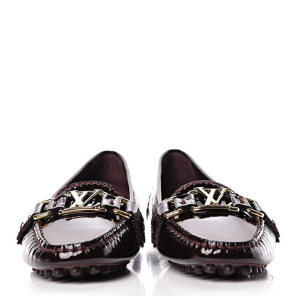 Louis Vuitton Patent Calfskin Oxford Loafers 34 Amarante 2 of 7