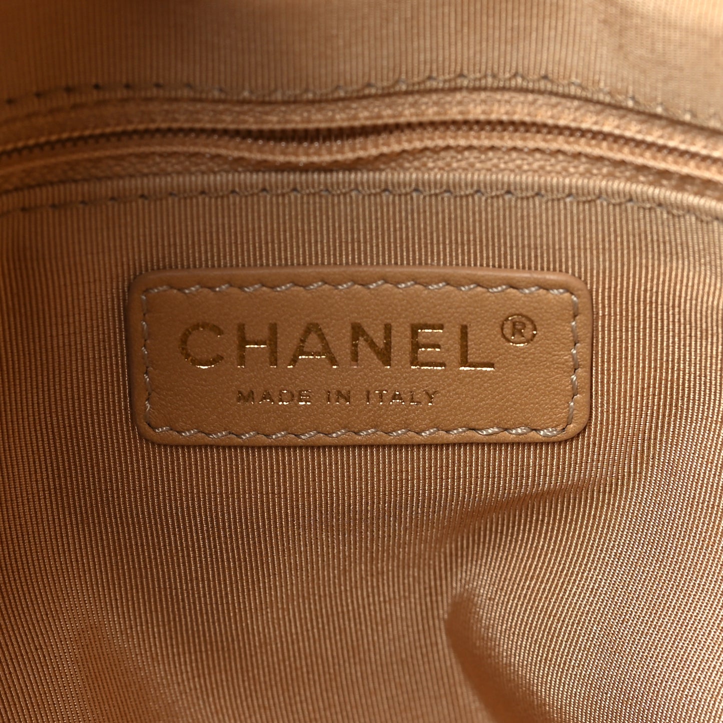 Calfskin Embroidered Ca D'Oro Tote Gold