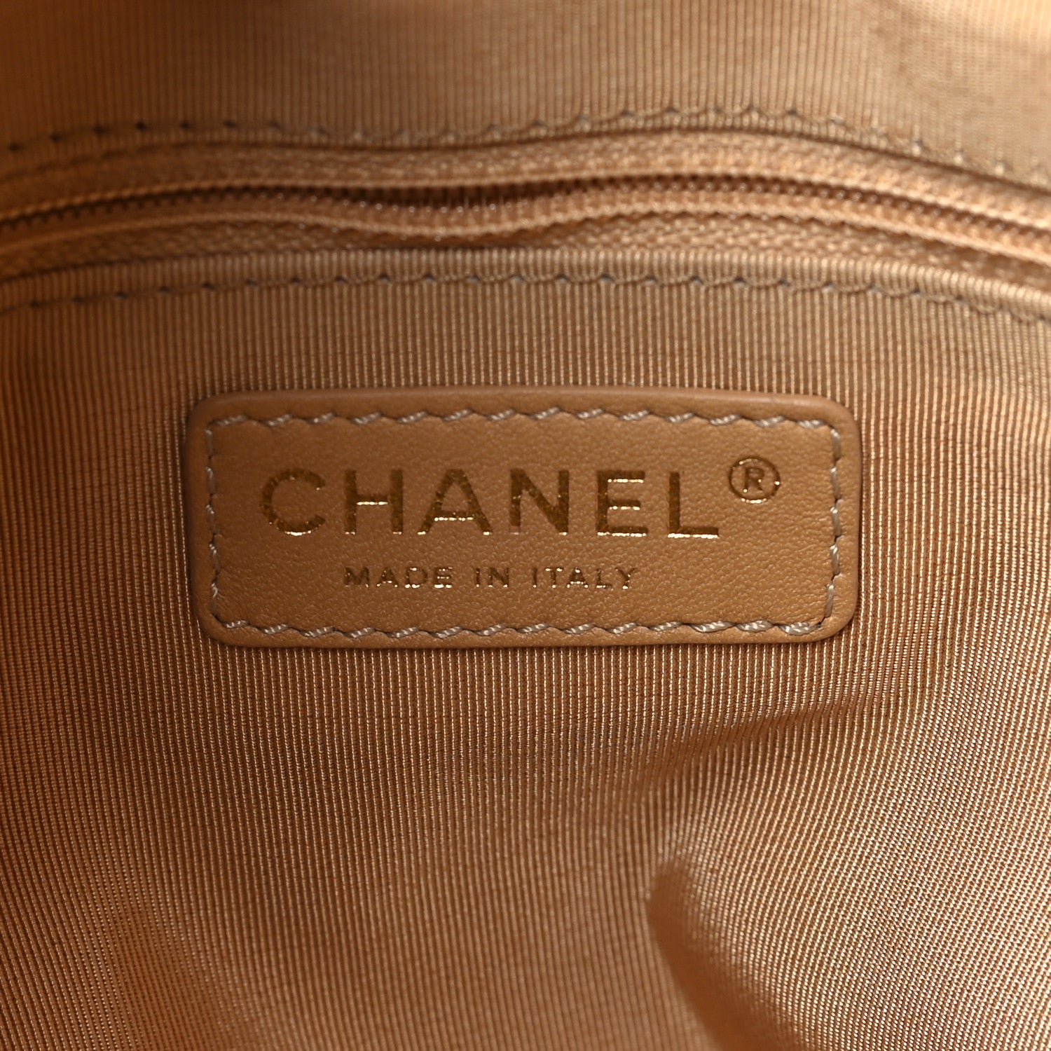 Chanel Calfskin Embroidered Ca D'Oro Tote Gold 6 of 9