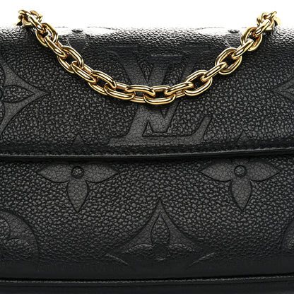 Louis Vuitton Empreinte Monogram Giant Ivy Wallet On Chain Black 7 of 9
