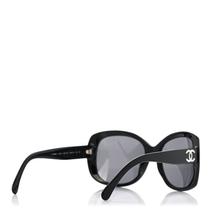 Chanel Acetate CC Sunglasses 5183 Black 4 of 7
