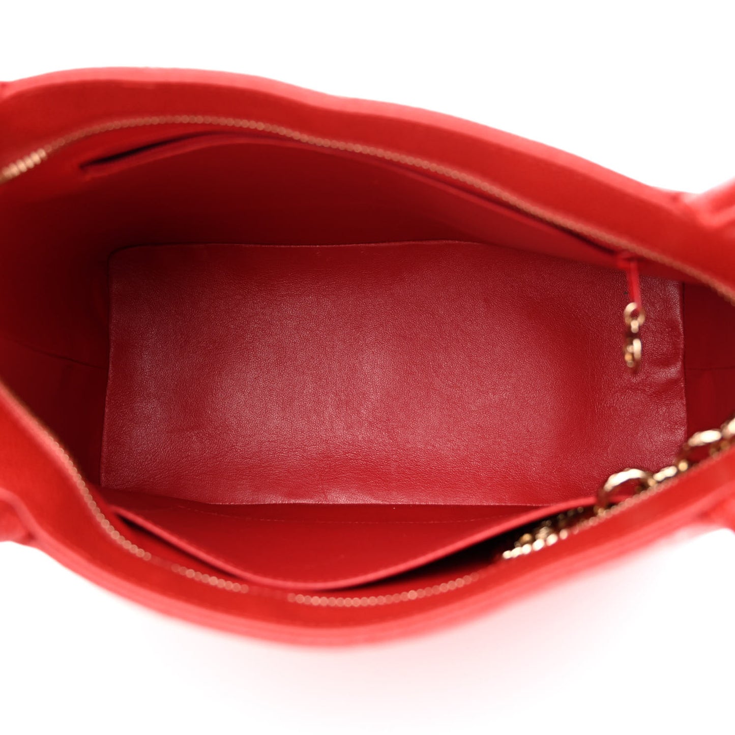 Caviar Quilted Medallion Tote Red