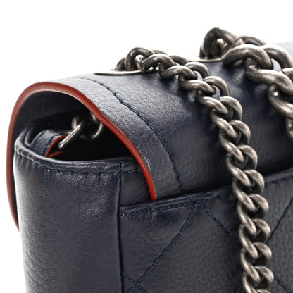 Chanel Grained Calfskin Archi Chic Flap Navy 12 of 15