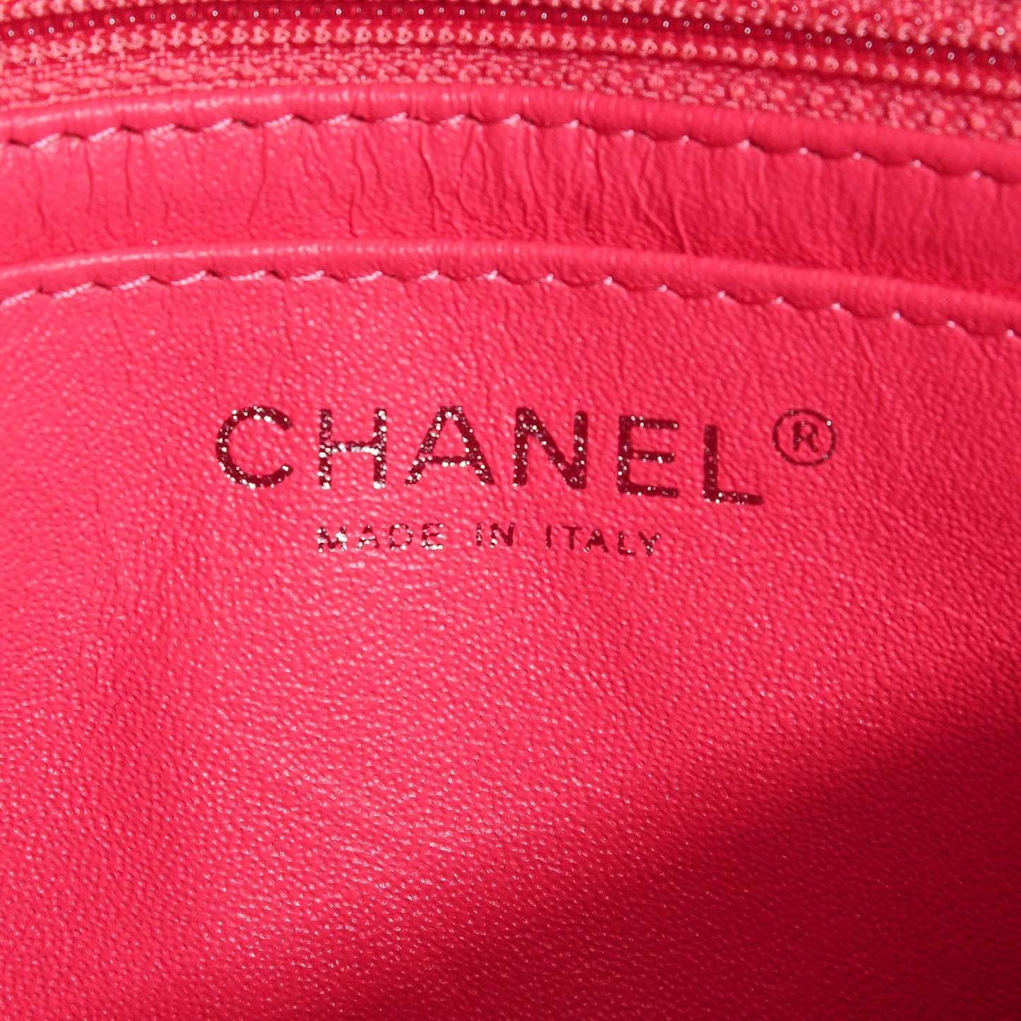 Patent Quilted Mini Square Flap Pink